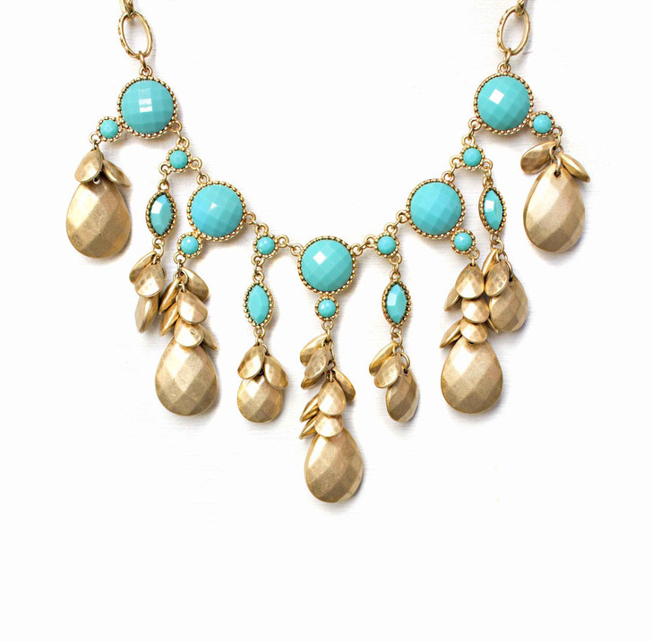 Casablanca Turquoise Bead Necklace