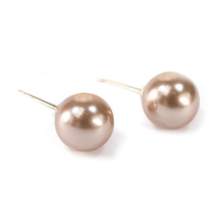 Sunday Brunch Glass Pearl Earrings