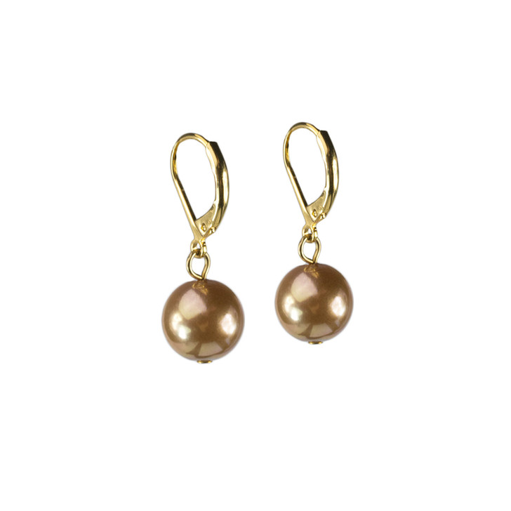 Champagne Cocktail Pearl Earrings