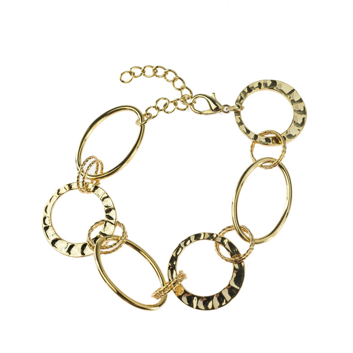 gold link bracelet-womens bracelet-gold jewelry-gold bracelet