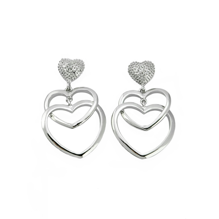 Heart-Dangle-Earrings-silver-post-earrings