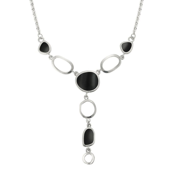 silver and black jewelry-womens jewelry