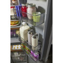 Kitchenaid® 19.4 cu. ft. 36-inch wide Counter-Depth 4-Door Refrigerator with PrintShield™ Finish KRQC506MPS