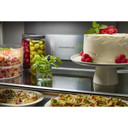 Kitchenaid® 19.4 cu. ft. 36-inch wide Counter-Depth 4-Door Refrigerator with PrintShield™ Finish KRQC506MPS