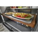 Kitchenaid® 19.4 cu. ft. 36-inch wide Counter-Depth 4-Door Refrigerator with PrintShield™ Finish KRQC506MPS