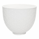 Kitchenaid® 5 Quart White Mermaid Lace Ceramic Bowl KSM2CB5TWM