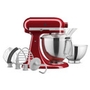 Kitchenaid® Artisan® Series Tilt-Head Stand Mixer with Premium Accessory Pack KSM195PSCA