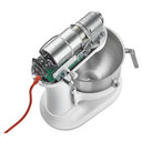 Kitchenaid® NSF Certified® Commercial Series 8-Qt Bowl Lift Stand Mixer with Stainless Steel Bowl Guard KSMC895WH