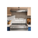 Kitchenaid® Smart Low Profile Microwave Hood Combination with Dual Fan Ventilation YKMML550RPS