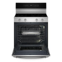 OPEN BOX of Whirlpool® 30-inch Smart Electric Range with Air Cooking Technology, WipeClean™ Coating, Steam/Self Cleaning, Rapid Preheat 5.3 CuFt Capacity YWFES7530RZ_RD3401138