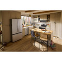 Whirlpool® 36-Inch French Door Refrigerator with Interior Water Dispenser - 31 cu. ft. WRFF3336SZ