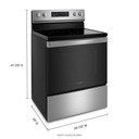 OPEN BOX  of 5.3 Cu. Ft. Whirlpool® Electric 5-in-1 Air Fry Oven YWFE550S0LZ_RD3418774