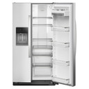 Whirlpool® 36-inch Counter Depth Side-by-Side Refrigerator with Prep &amp; Store Bins WRSC6536RZ