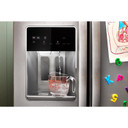 Whirlpool® 36-inch Counter Depth Side-by-Side Refrigerator with Prep &amp; Store Bins WRSC6536RZ