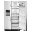 Whirlpool® 36-inch Full Depth Side-by-Side Refrigerator with Prep &amp; Store Bins WRSF6536RZ