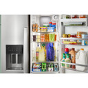 Whirlpool® 36-inch Full Depth Side-by-Side Refrigerator with Prep &amp; Store Bins WRSF6536RZ