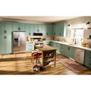 Whirlpool® 36-inch Full Depth Side-by-Side Refrigerator with Prep &amp; Store Bins WRSF6536RZ