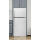 OPEN BOX of Whirlpool 28" Wide Top-Freezer Refrigerator with Freezer Temperature Control WRT134TFDW_VSD4883124