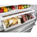 OPEN BOX Kitchenaid® 25 cu.ft. 36-Width Standard Depth French Door Refrigerator with Interior Dispense KRFF305ESS_KE0205304