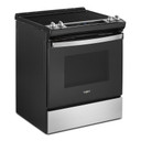 OPEN BOX of 4.8 Cu. Ft. Whirlpool® Electric Range with Frozen Bake™ Technology YWEE515S0LS_RD3817200