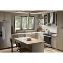 OPEN BOX of 4.8 Cu. Ft. Whirlpool® Electric Range with Frozen Bake™ Technology YWEE515S0LS_RD3817200