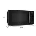 Whirlpool® 1.0 cu. ft. Black All-In-One Multifunctional Countertop Microwave With Air Fry - 900 watt WMCS5522RB