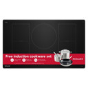 Kitchenaid® 36" Temp Cook™ Induction Cooktop with 5 Cooking Zones KCIT736SSS