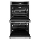 Jennair® RISE™ Double Wall Oven with MultiMode® True Convection with Smooth Glide Flat-Tine Racks JOEDC530RL