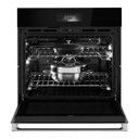 Jennair® NOIR™ Single Wall Oven with MultiMode® True Convection, Flat-Tine Racks JOESC530RM