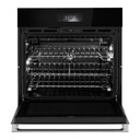 Jennair® NOIR™ Single Wall Oven with MultiMode® True Convection with Smooth Glide Flat-Tine Racks JOESC530RM