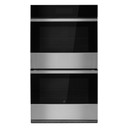 Jennair® NOIR™ Double Wall Oven with MultiMode® True Convection with Smooth Glide Flat-Tine Racks JOEDC530RM
