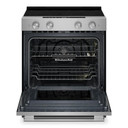 Kitchenaid® 5.3 Cu. Ft. Slide-in Electric Range with Two Even-Heat™ Hyper Elements and Convection Cooking Modes YKSES530SPS