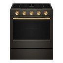 Kitchenaid® 5.0 Cu. Ft. Smart Slide-in Gas Range with Convection Cooking Modes and 2-in-1 Burner KSGS530SBE