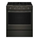 Kitchenaid® 5.0 Cu. Ft. Smart Slide-in Gas Range with Convection Cooking Modes and 2-in-1 Burner KSGS530SBE