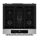 Kitchenaid® 5.0 Cu. Ft. Smart Slide-in Gas Range with Convection Cooking Modes and 2-in-1 Burner KSGS530SPS