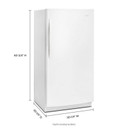 OPEN BOX Whirlpool® 16 cu. ft. Upright Freezer with Frost-Free Defrost WZF56R16DW