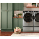OPEN BOX Whirlpool® 5.8 cu. ft. Smart Front Load ENERGY STAR® Certified Washer with FreshFlow™ Vent System and AI Intelligent Wash WFW6720RR***