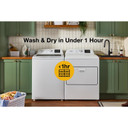 Whirlpool® 7.0 cu. ft. Electric Dryer with Adaptive Dry - Vented Top Load Matching YWED4105SW Whirlpool® 7.0 cu. ft. Electric Dryer with Adaptive Dry - Vented Top Load Matching YWED4105SW
