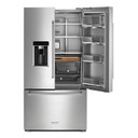 OPEN BOX Kitchenaid® 23.8 cu. ft. 36" Counter-Depth French Door Platinum Interior Refrigerator with PrintShield™ Finish KRFC704FPS