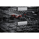 OPEN BOX Kitchenaid® 44 dBA Dishwasher in PrintShield™ Finish with 360° Max Jets™ Third Rack KDFM404KPS