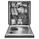 OPEN BOX Kitchenaid® 44 dBA Dishwasher in PrintShield™ Finish with 360° Max Jets™ Third Rack KDFM404KPS