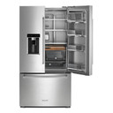 OPEN BOX Kitchenaid® 23.8 cu. ft. 36" Counter-Depth French Door Platinum Interior Refrigerator with PrintShield™ Finish KRFC704FPS***