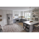 OPEN BOX Kitchenaid® 23.8 cu. ft. 36" Counter-Depth French Door Platinum Interior Refrigerator with PrintShield™ Finish KRFC704FPS***