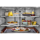 OPEN BOX Kitchenaid® 26.8 Cu. Ft. Standard-Depth French Door Refrigerator with Exterior Ice and Water Dispenser KRFF577KPS