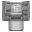 OPEN BOX Kitchenaid® 26.8 Cu. Ft. Standard-Depth French Door Refrigerator with Exterior Ice and Water Dispenser KRFF577KPS