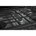 OPEN BOX Kitchenaid® 30-Inch 5 Burner Front Control Gas Convection Range with Baking Drawer KSGB900ESS