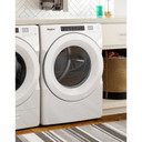 OPEN BOX Whirlpool® 7.4 cu. ft. Front Load Electric Dryer with Intuitive Touch Controls YWED5620HW*