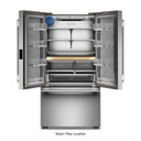 Kitchenaid® 24 cu. ft. 36-Inch Width Counter-Depth French Door Refrigerator with Interior Dispense KRFC236SPS