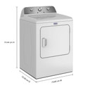 Maytag® 7.0 Cu. Ft. Capacity Gas Dryer MGD4205SW