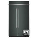 Kitchenaid® 30 Cu. Ft. 48" Built-In Side-by-Side Refrigerator with Platinum Interior KBSN748SJP